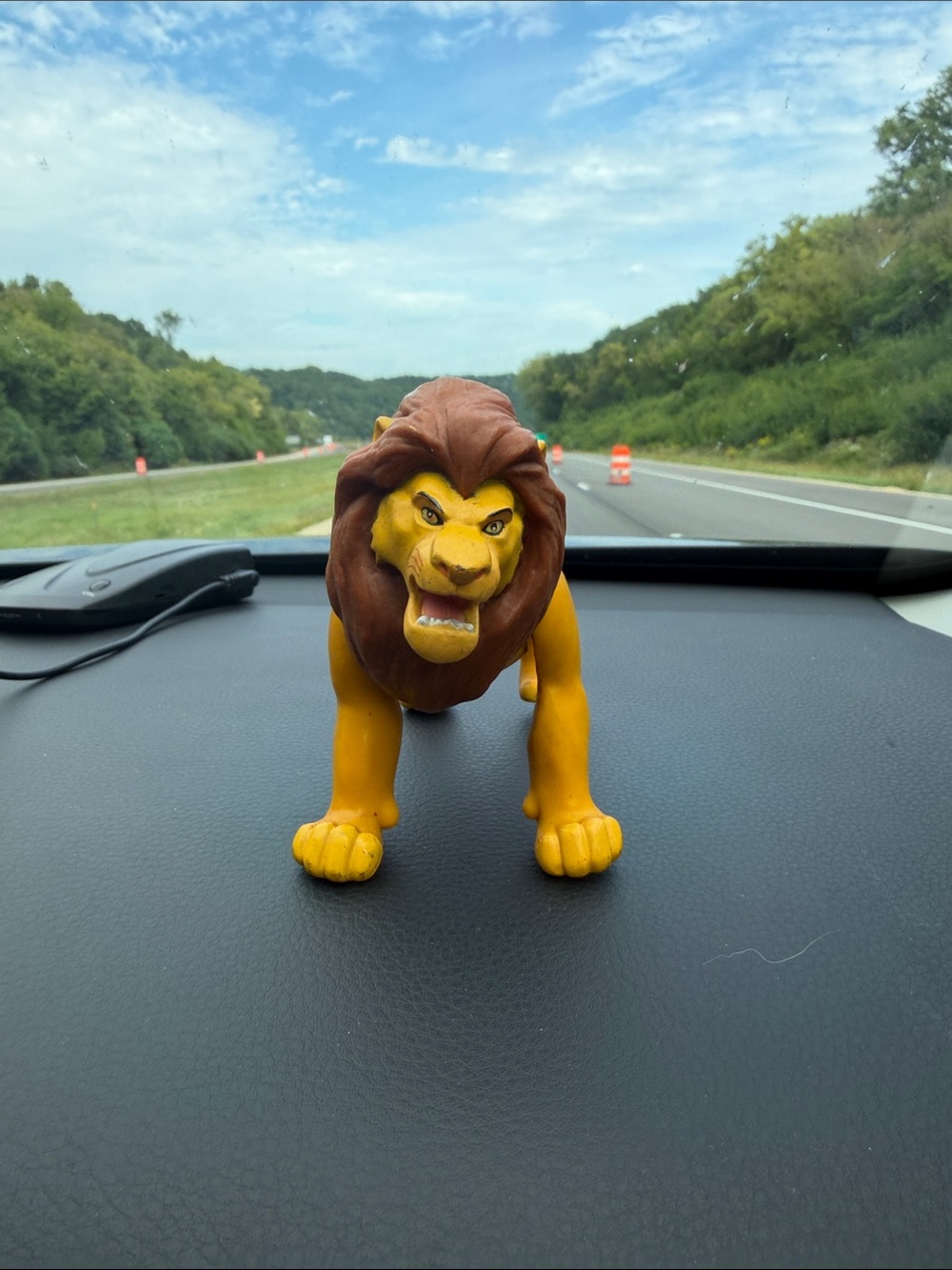 Disney The Lion King Fighting Action Mufasa Action Figure Vintage 1990s Toy